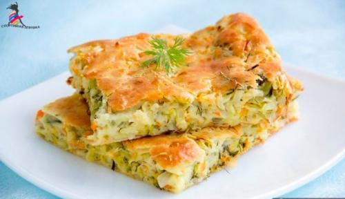 Диетическая шарлотка с капустой и морковью? 07