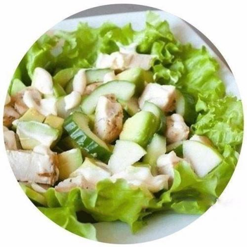5 вариантов фитнес - салатов с куриной грудкой. 01