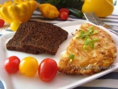 Капустный блинчик к завтраку. 06