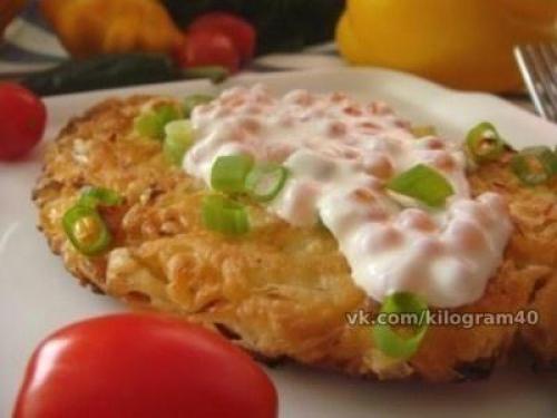 Капустный блинчик к завтраку. 08