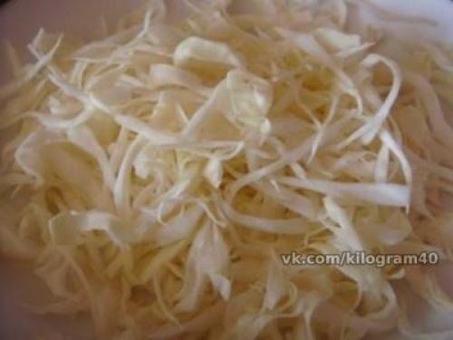 Капустный блинчик к завтраку. 01