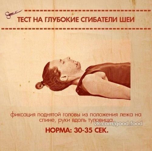 Тест на функциональную слабость мышц. 06