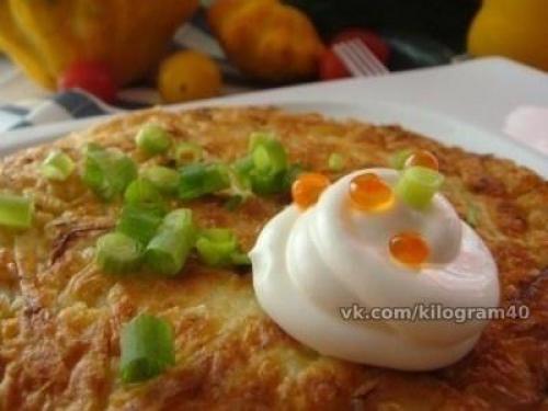 Капустный блинчик к завтраку. 07