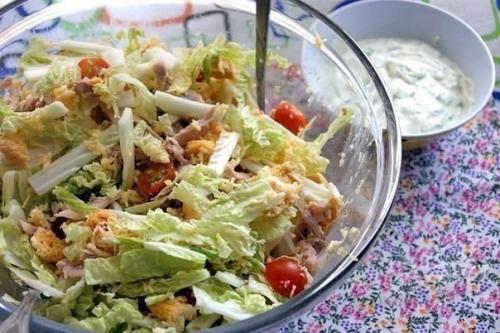 Салат Цезарь по-русски. 08