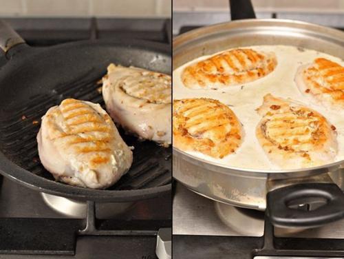 Куриные грудки фаршированные гречкой и шампиньонами? 03