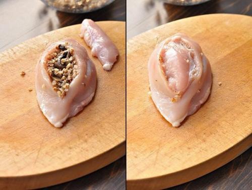 Куриные грудки фаршированные гречкой и шампиньонами? 02