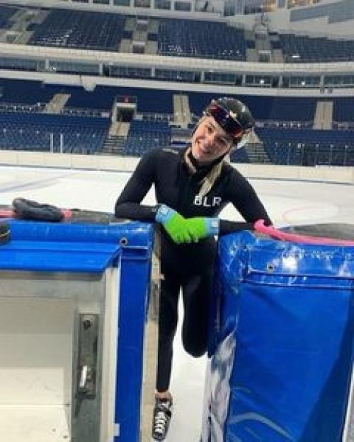 Белорусская конькобежка и участница юношеских олимпийских игр - Анна Нифонтова. 02