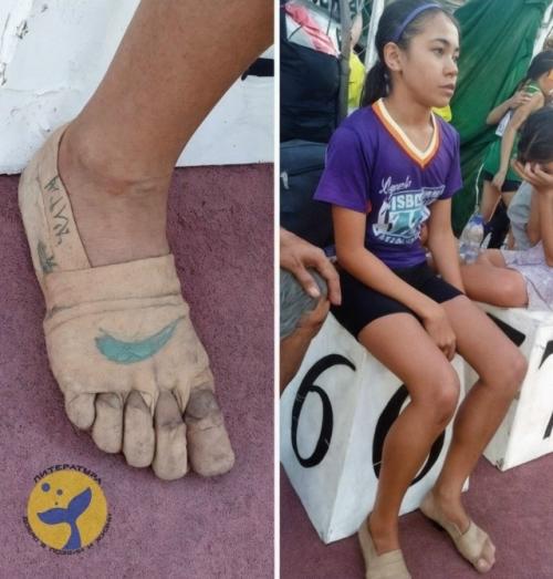 История одиннадцатилетней реи буллос с Филиппин - это напоминание о том, что настоящая решимость не зависит от обстоятельств. 
