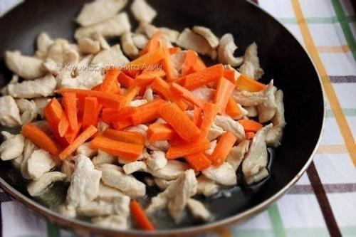 Соте с курицей и грибами. 02