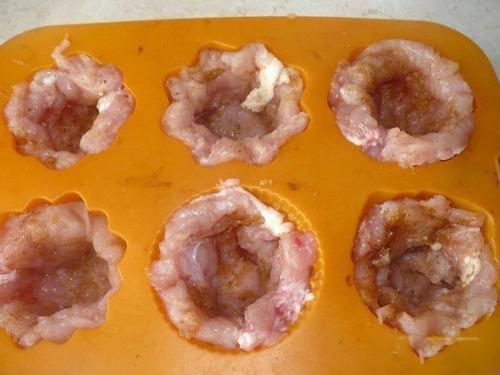 Куриные маффины с начинкой. 02