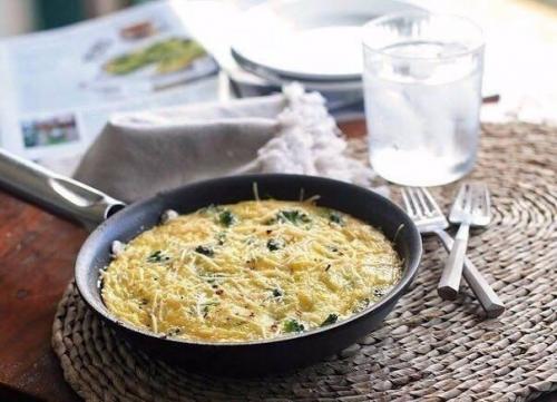 Омлет с брокколи на завтрак? 05