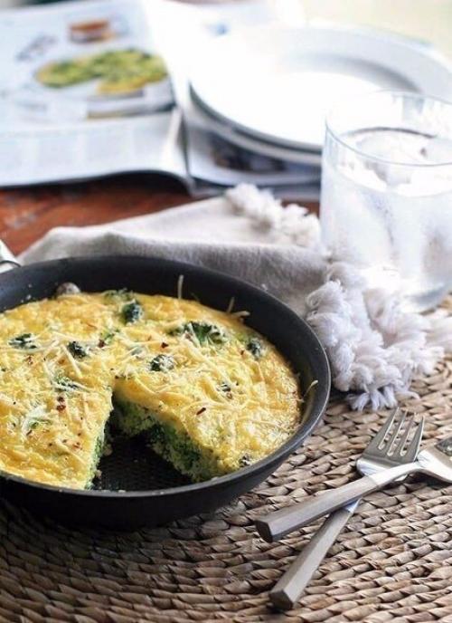 Омлет с брокколи на завтрак? 03